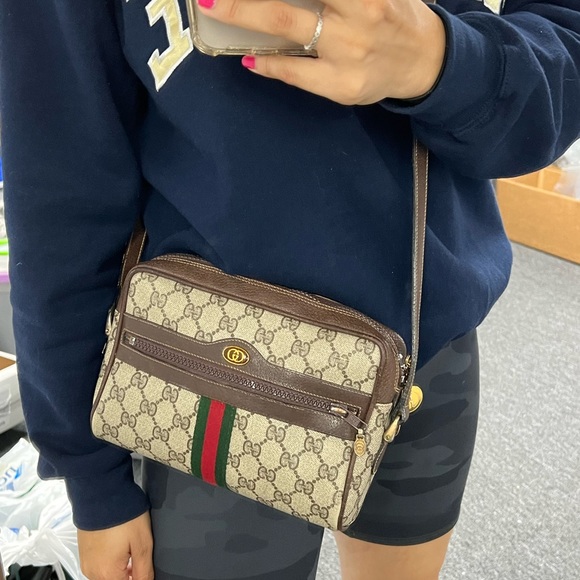 😍Gucci Sherry Ophidia GG Crossbody Vintage Bag. - Picture 3 of 16